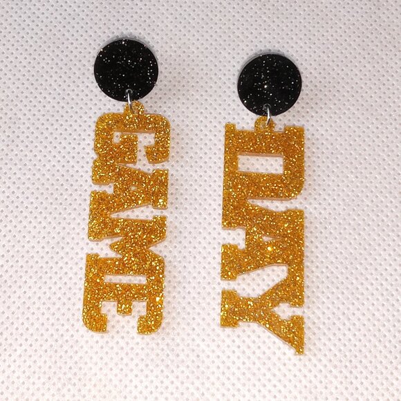 Jewelry - 🎯 10 for $10 / Game Day Earrings, Football Earrings, Acrylic Earrings